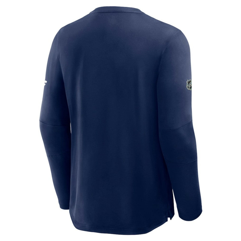 Winnipeg Jets Fanatics Authentic Pro Rink Tech Long Sleeve T-Shirt - Navy - NHL 202495550