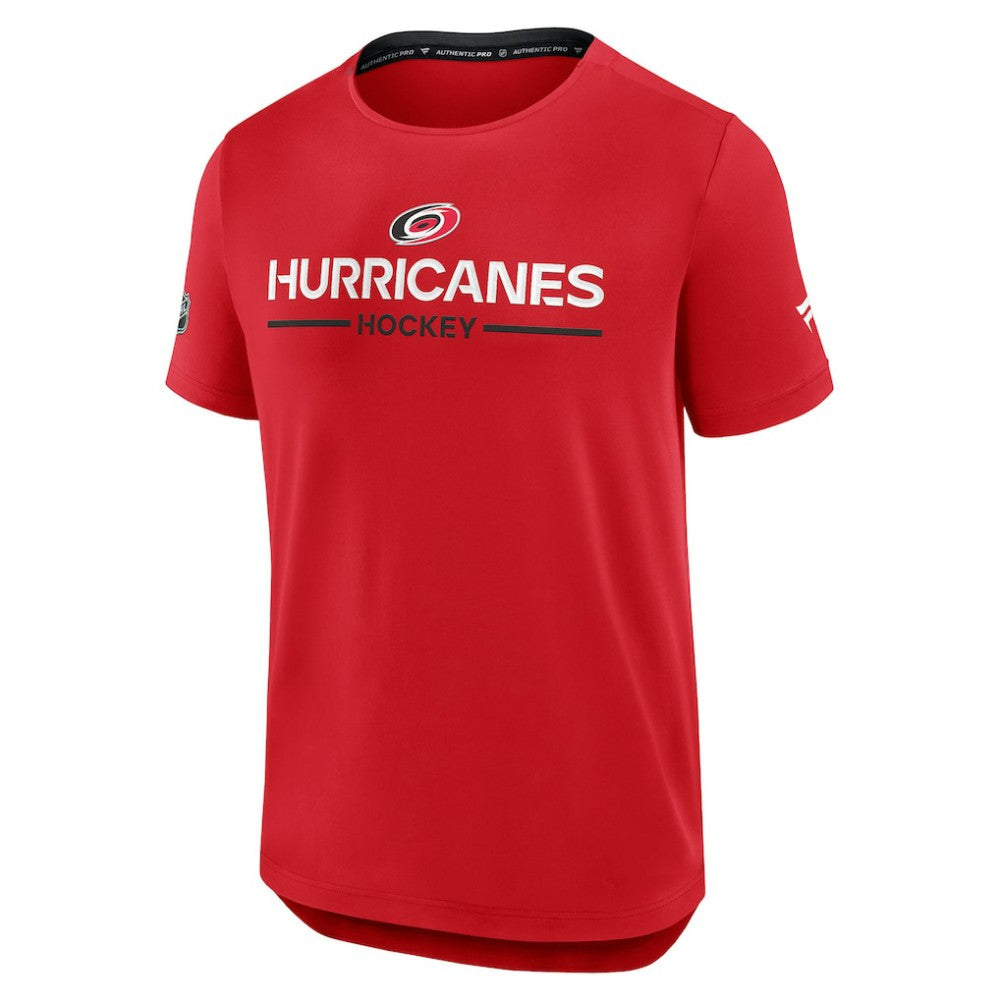 Carolina Hurricanes Fanatics Authentic Pro Rink Tech T-Shirt - Red - NHL 202495571