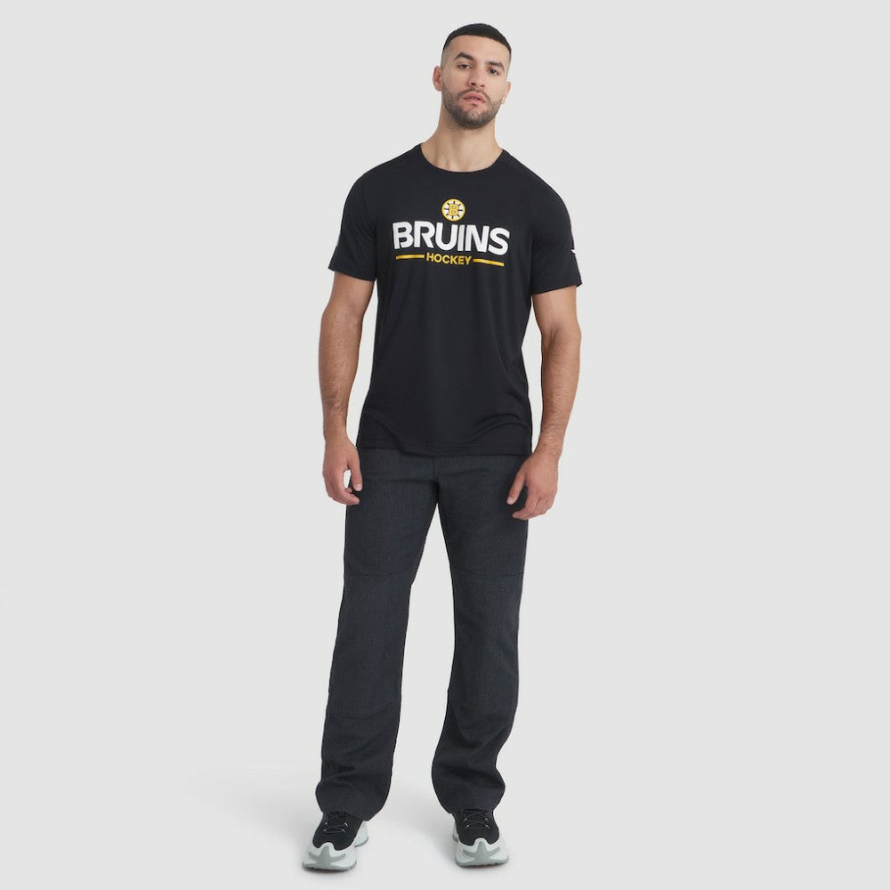 Boston Bruins Fanatics Authentic Pro Rink Tech T-Shirt - Black - NHL 202495576