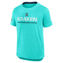 Seattle Kraken Fanatics Authentic Pro Rink Tech T-Shirt - Light Blue - NHL 202495583