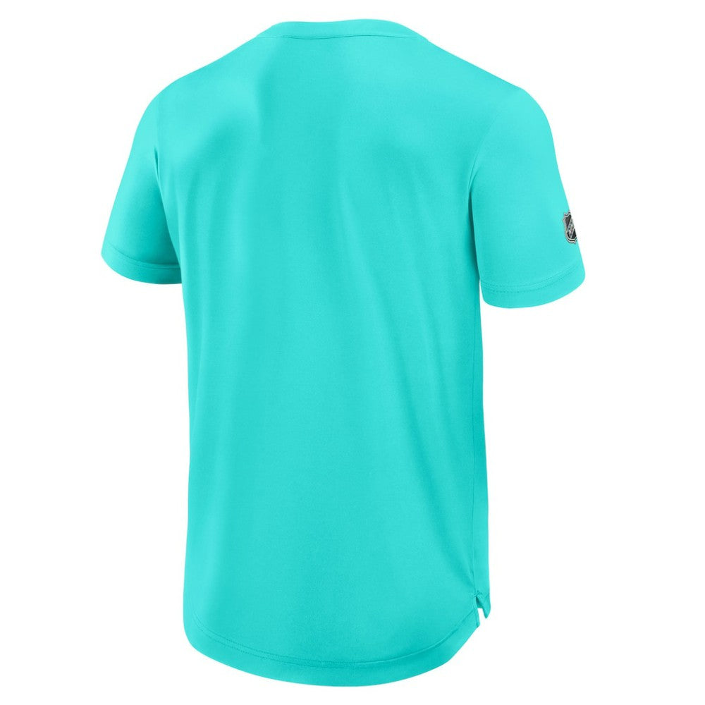 Seattle Kraken Fanatics Authentic Pro Rink Tech T-Shirt - Light Blue - NHL 202495583