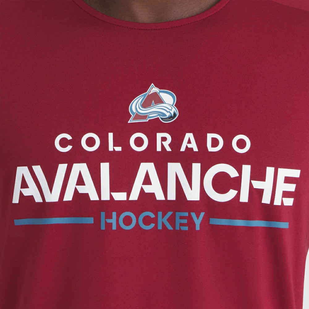 Colorado Avalanche Fanatics Authentic Pro Rink Tech T-Shirt - Burgundy - NHL 202495584