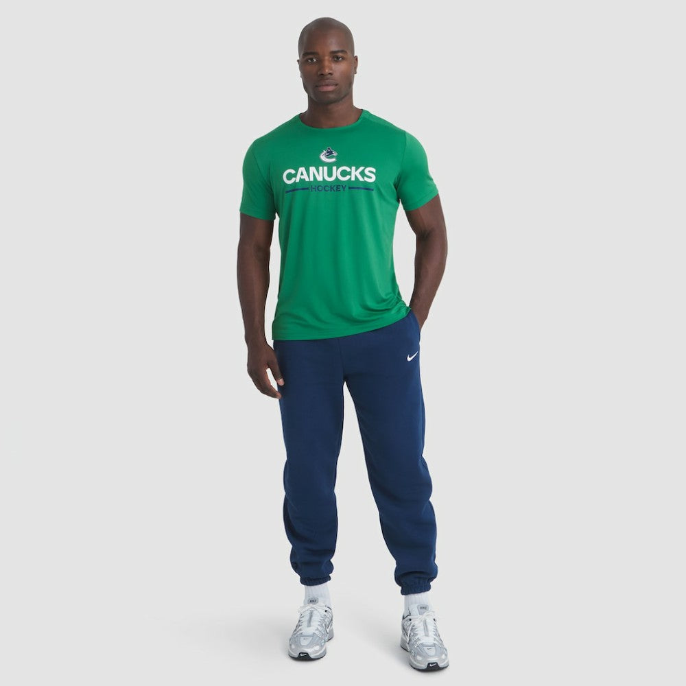 Vancouver Canucks Fanatics Authentic Pro Rink Tech T-Shirt - Green - NHL 202495586