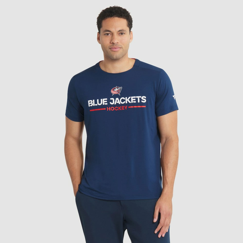 Columbus Blue Jackets Fanatics Authentic Pro Rink Tech T-Shirt - Navy - NHL 202495587