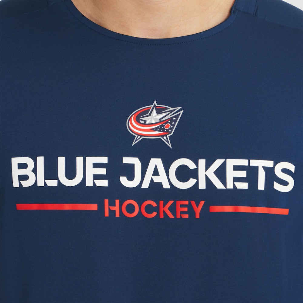 Columbus Blue Jackets Fanatics Authentic Pro Rink Tech T-Shirt - Navy - NHL 202495587
