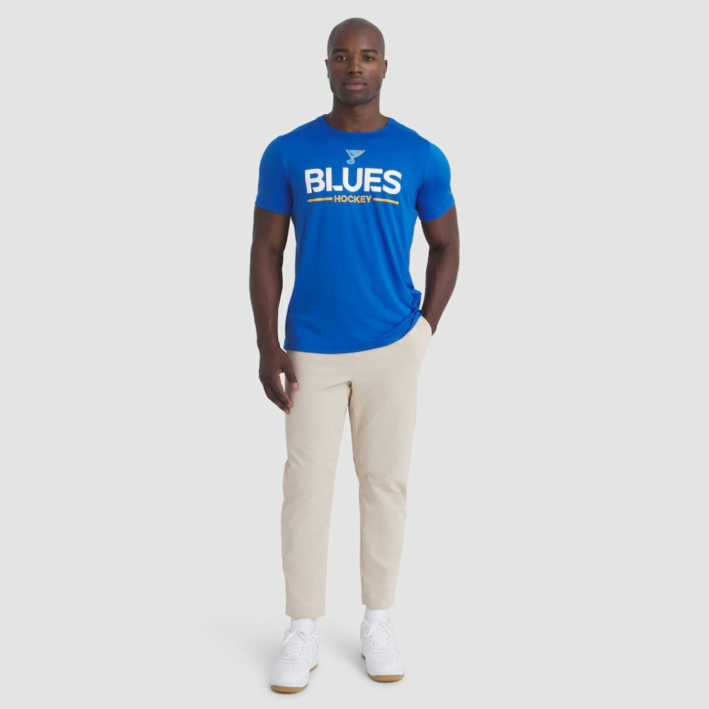St. Louis Blues Fanatics Authentic Pro Rink Tech T-Shirt - Blue - NHL 202495591