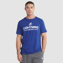 Tampa Bay Lightning Fanatics Authentic Pro Rink Tech T-Shirt - Blue - NHL 202495597