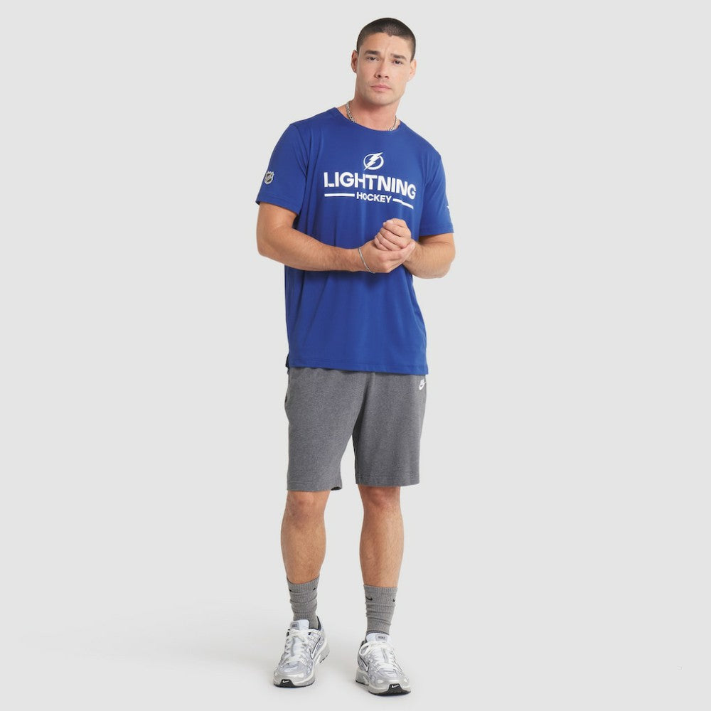 Tampa Bay Lightning Fanatics Authentic Pro Rink Tech T-Shirt - Blue - NHL 202495597
