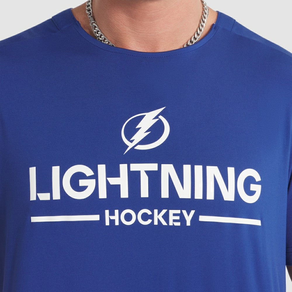Tampa Bay Lightning Fanatics Authentic Pro Rink Tech T-Shirt - Blue - NHL 202495597