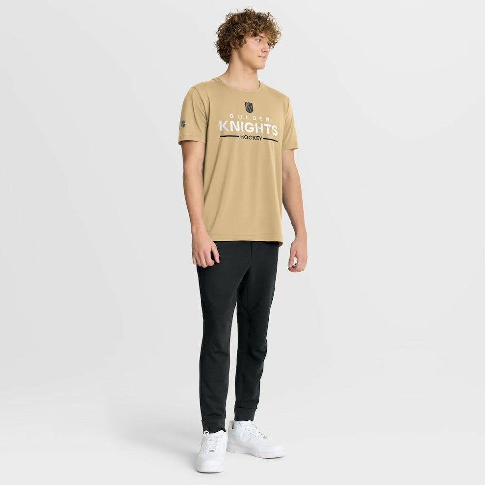 Vegas Golden Knights Fanatics Authentic Pro Rink Tech T-Shirt - Gold - NHL 202495599