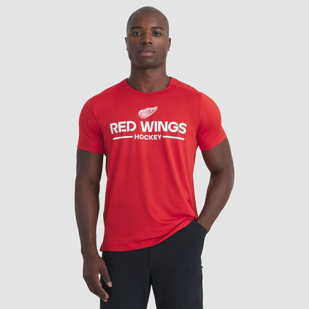 Detroit Red Wings Fanatics Authentic Pro Rink Tech T-Shirt - Red - NHL 202495600