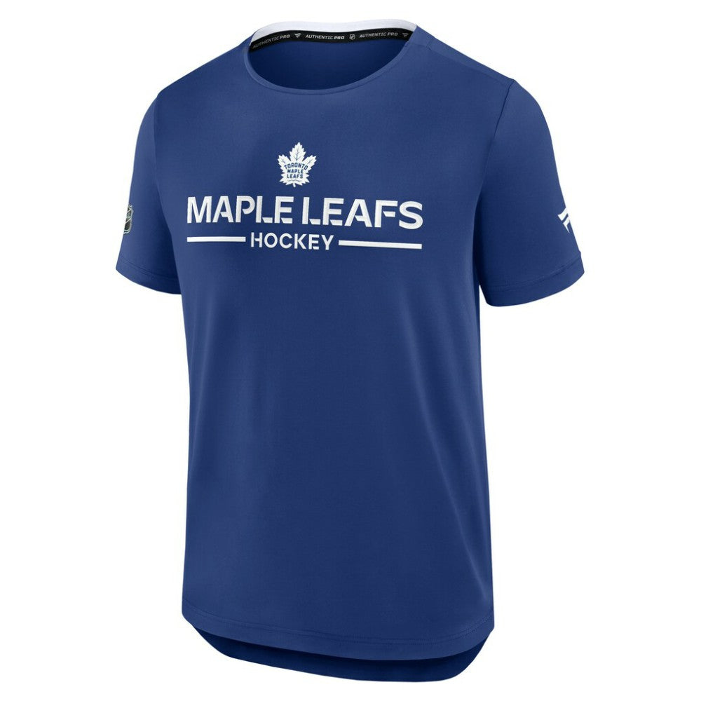 Toronto Maple Leafs Fanatics Authentic Pro Rink Tech T-Shirt - Blue - NHL 202495601