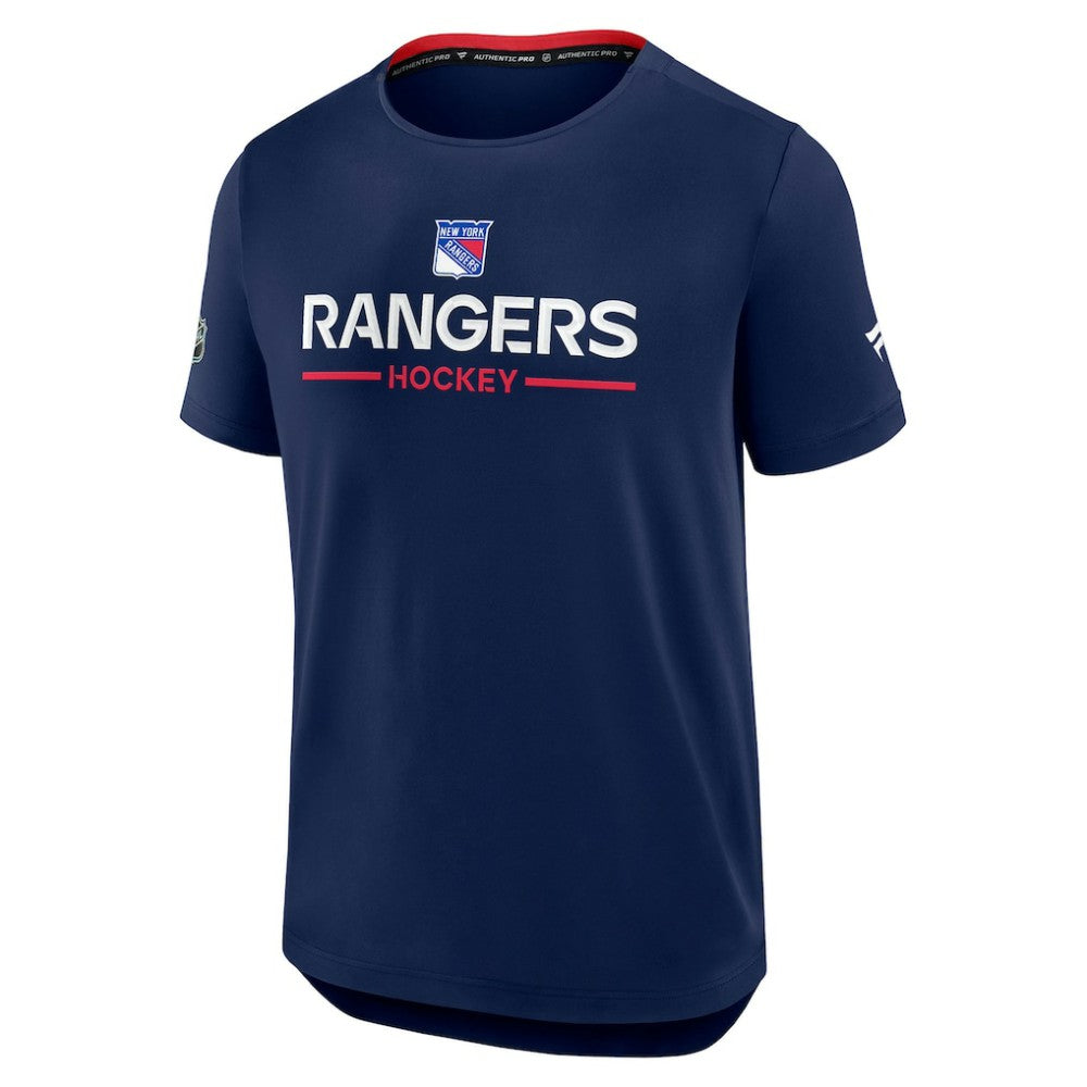 New York Rangers Fanatics Authentic Pro Rink Tech T-Shirt - Navy - NHL 202495614