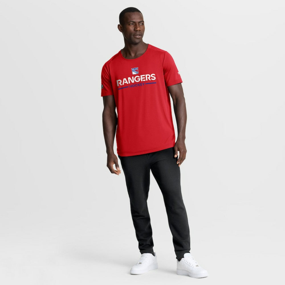 New York Rangers Fanatics Authentic Pro Rink Tech T-Shirt - Red - NHL 202495616