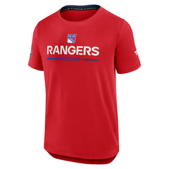 New York Rangers Fanatics Authentic Pro Rink Tech T-Shirt - Red - NHL 202495616