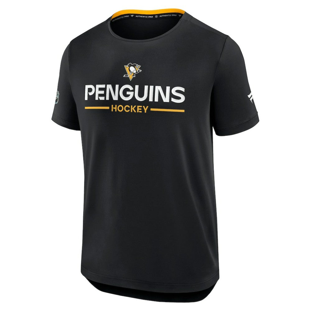 Pittsburgh Penguins Fanatics Authentic Pro Rink Tech T-Shirt - Black - NHL 202495622