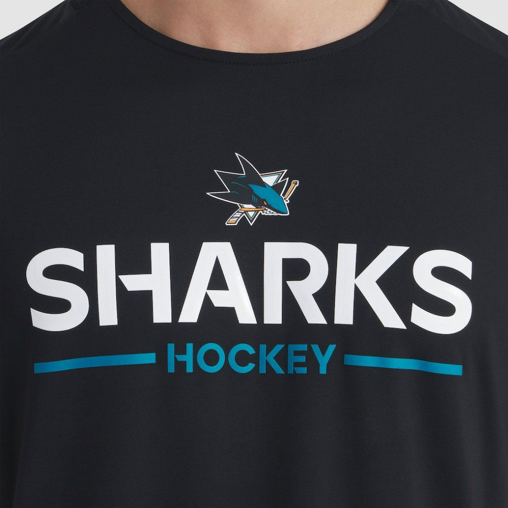San Jose Sharks Fanatics Authentic Pro Rink Tech T-Shirt - Black - NHL 202495626