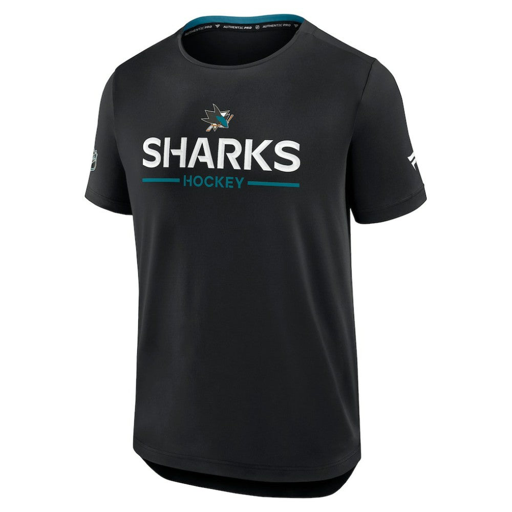 San Jose Sharks Fanatics Authentic Pro Rink Tech T-Shirt - Black - NHL 202495626