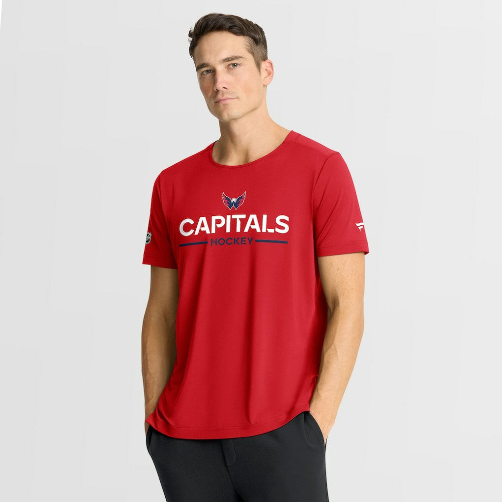 Washington Capitals Fanatics Authentic Pro Rink Tech T-Shirt - Red - NHL 202495632