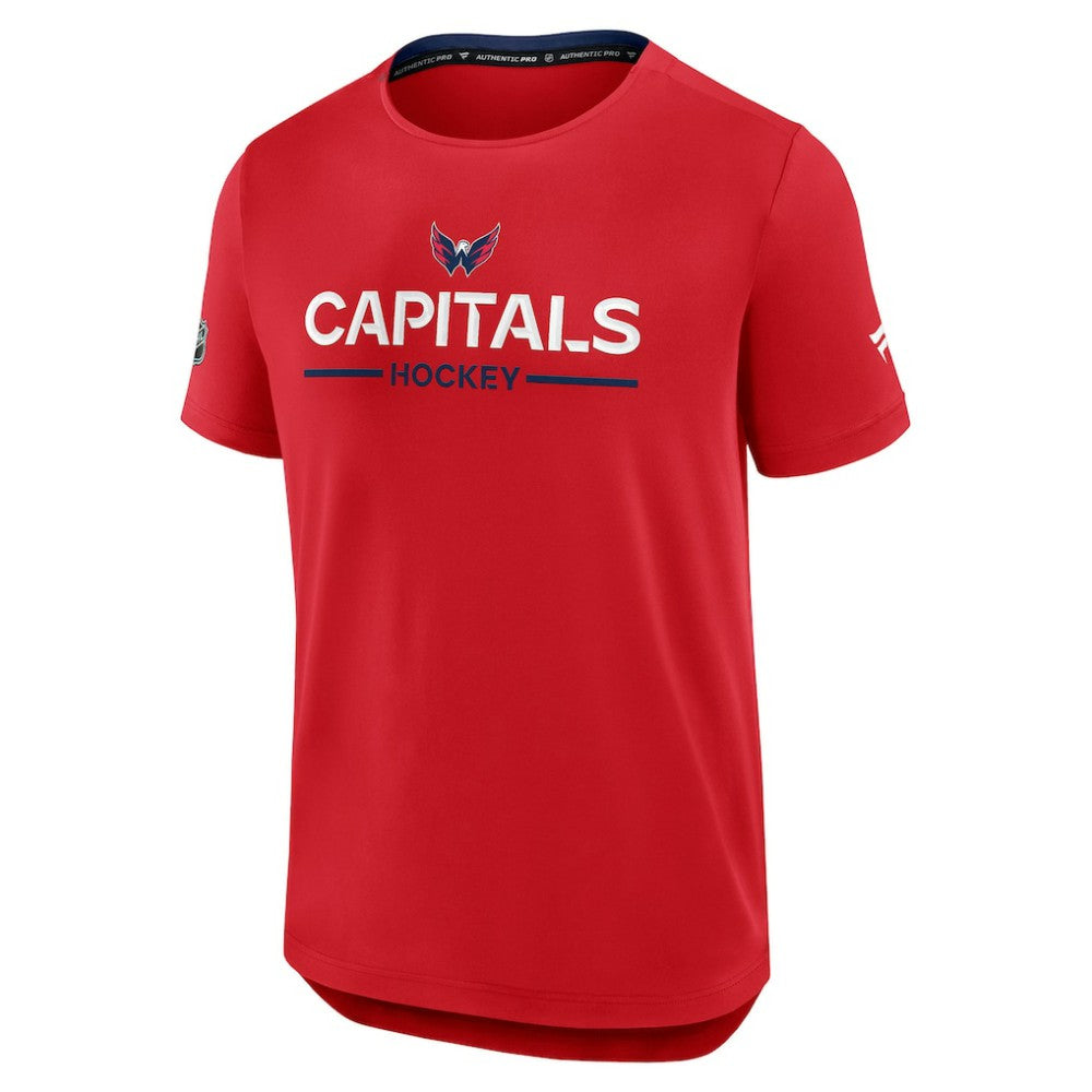 Washington Capitals Fanatics Authentic Pro Rink Tech T-Shirt - Red - NHL 202495632