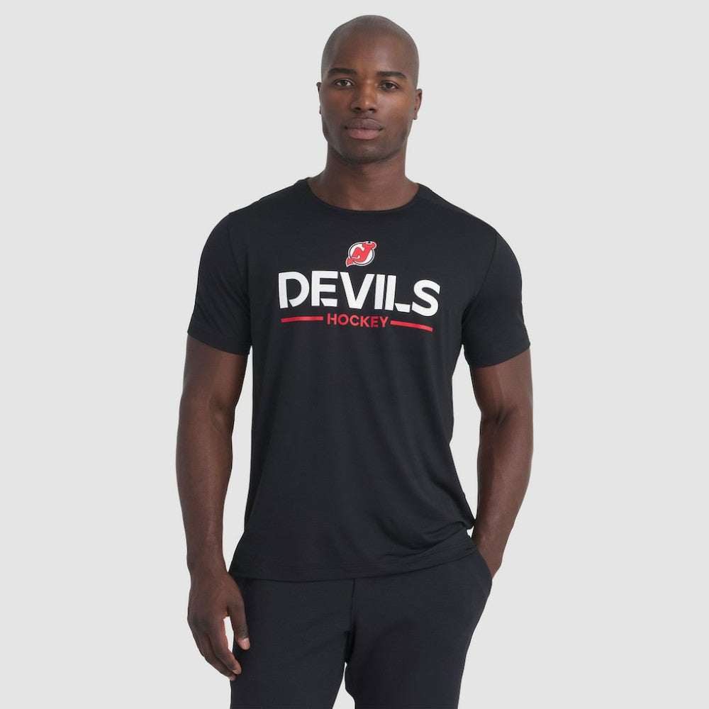 New Jersey Devils Fanatics Authentic Pro Rink Tech T-Shirt - Black - NHL 202495633