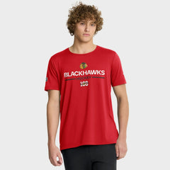 Chicago Blackhawks Fanatics Authentic Pro Centennial Rink Tech T-Shirt - Red - NHL 202495635