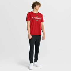 Chicago Blackhawks Fanatics Authentic Pro Centennial Rink Tech T-Shirt - Red - NHL 202495635