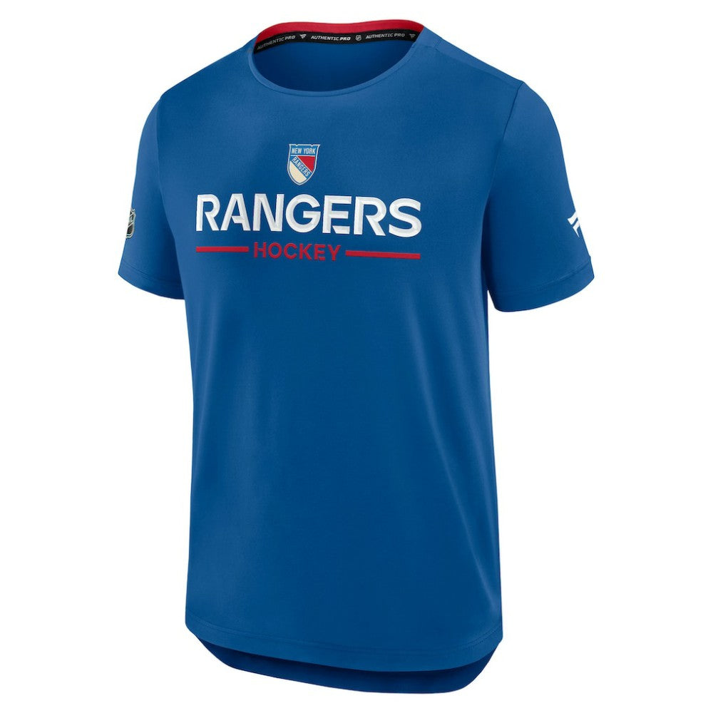New York Rangers Fanatics Authentic Pro Rink Centennial Tech T-Shirt - Blue - NHL 202495636