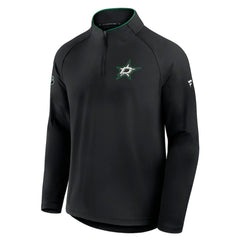 Dallas Stars Fanatics Authentic Pro Rink Training Quarter-Zip Pullover - Black - NHL 202495637