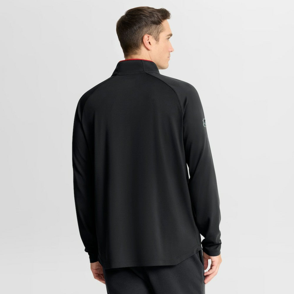 Chicago Blackhawks Fanatics Authentic Pro Rink Training Quarter-Zip Pullover - Black - NHL 202495640