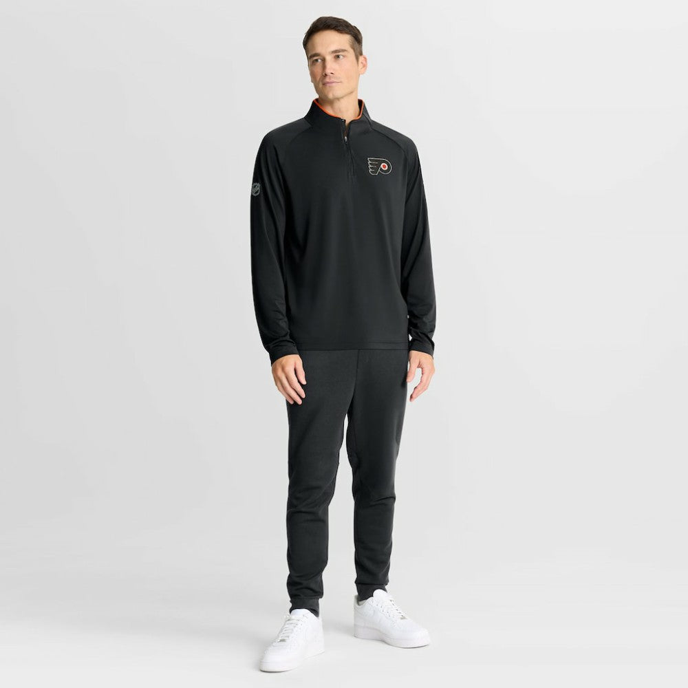 Philadelphia Flyers Fanatics Authentic Pro Rink Training Quarter-Zip Pullover - Black - NHL 202495651