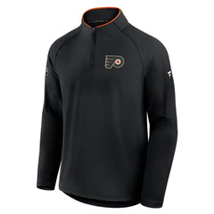 Philadelphia Flyers Fanatics Authentic Pro Rink Training Quarter-Zip Pullover - Black - NHL 202495651