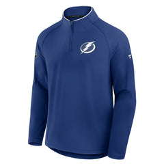 Tampa Bay Lightning Fanatics Authentic Pro Rink Training Quarter-Zip Pullover - Blue - NHL 202495652