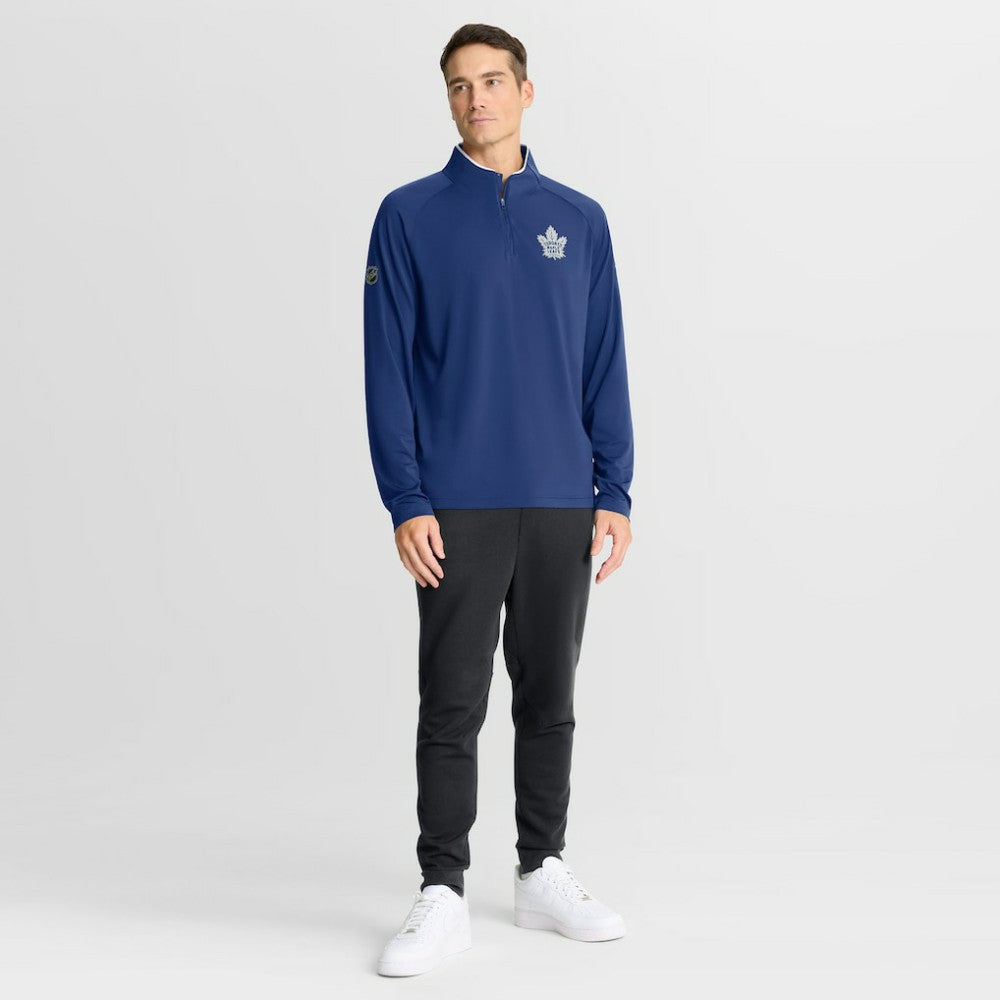 Toronto Maple Leafs Fanatics Authentic Pro Rink Training Quarter-Zip Pullover - Blue - NHL 202495655