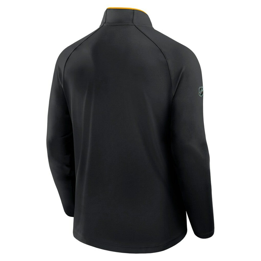 Pittsburgh Penguins Fanatics Authentic Pro Rink Training Quarter-Zip Pullover - Black - NHL 202495656