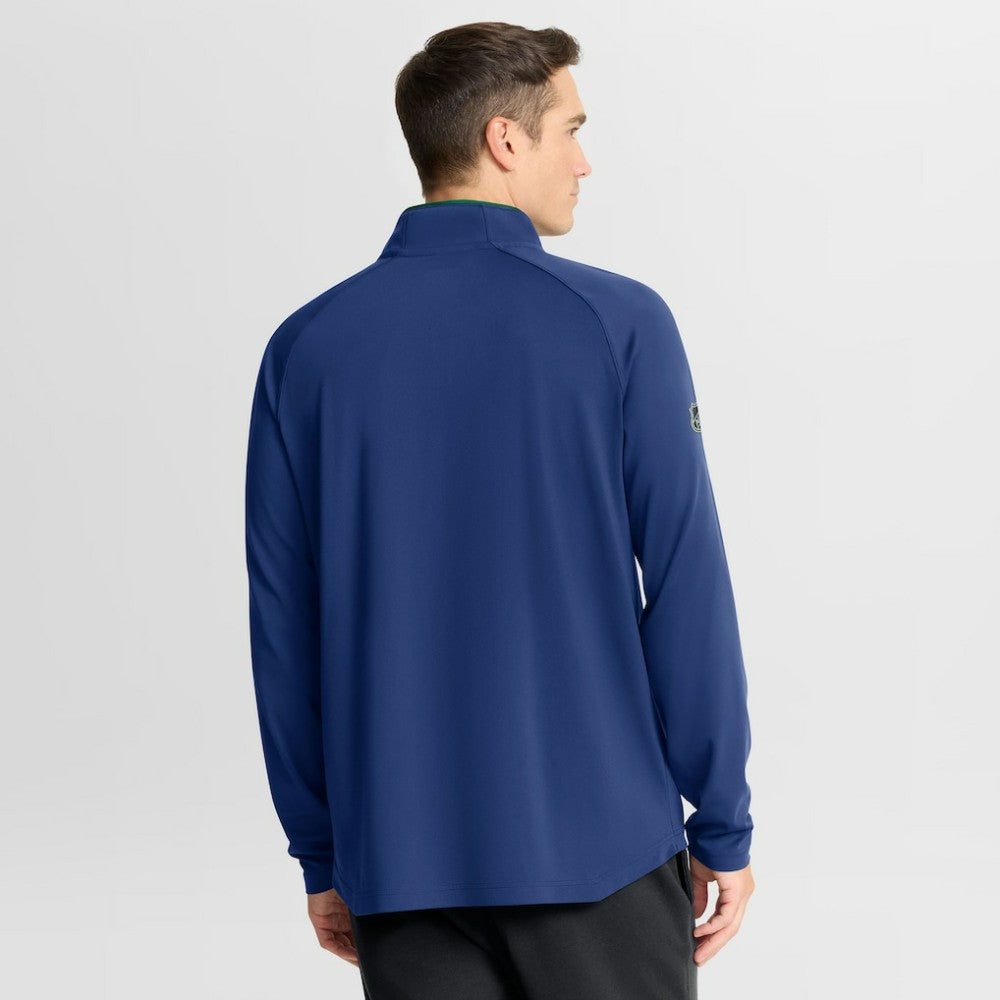 Vancouver Canucks Fanatics Authentic Pro Rink Training Quarter-Zip Pullover - Blue - NHL 202495659