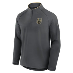 Vegas Golden Knights Fanatics Authentic Pro Rink Training Quarter-Zip Pullover - Gray - NHL 202495663