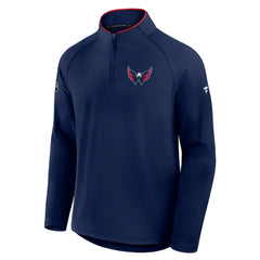 Washington Capitals Fanatics Authentic Pro Rink Training Quarter-Zip Pullover - Navy - NHL 202495665