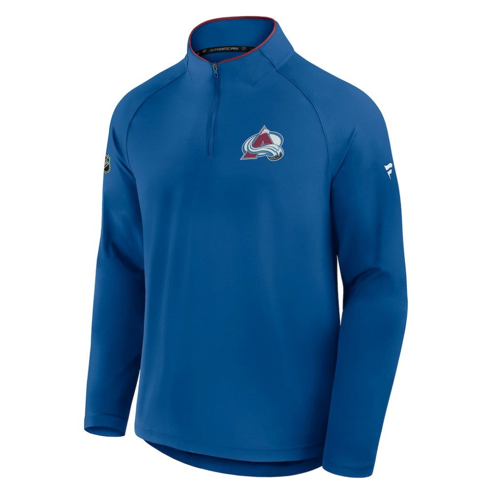 Colorado Avalanche Fanatics Authentic Pro Rink Training Quarter-Zip Pullover - Blue - NHL 202495685