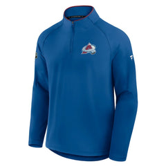 Colorado Avalanche Fanatics Authentic Pro Rink Training Quarter-Zip Pullover - Blue - NHL 202495685