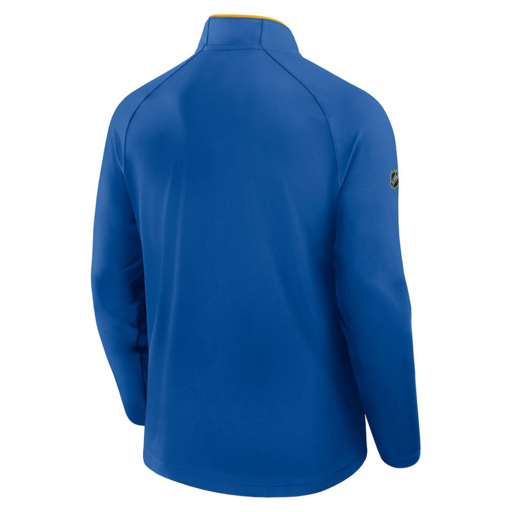 Buffalo Sabres Fanatics Authentic Pro Rink Training Quarter-Zip Pullover - Royal - NHL 202495691