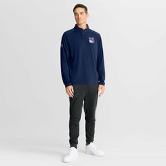 New York Rangers Fanatics Authentic Pro Rink Training Quarter-Zip Pullover - Navy - NHL 202495692