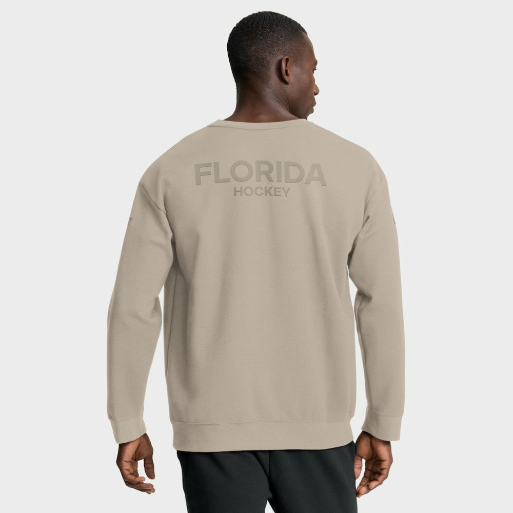 Florida Panthers Fanatics Authentic Pro Road Tri-Blend Sweatshirt - Tan - NHL 202495747