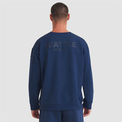 Seattle Kraken Fanatics Authentic Pro Road Tri-Blend Sweatshirt - Deep Sea Blue - NHL 202495759