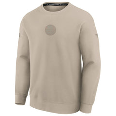 New York Islanders Fanatics Authentic Pro Road Tri-Blend Sweatshirt - Tan - NHL 202495770