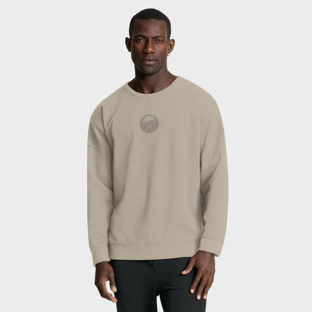 Buffalo Sabres Fanatics Authentic Pro Road Tri-Blend Sweatshirt - Tan - NHL 202495810