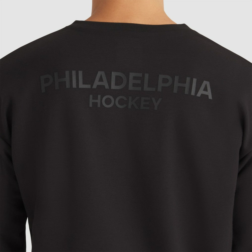 Philadelphia Flyers Fanatics Authentic Pro Road Tri-Blend Sweatshirt - Black - NHL 202495826