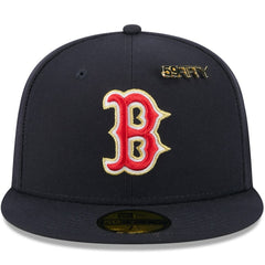 Boston Red Sox New Era 2025 59FIFTY Day 59FIFTY Fitted Hat with Pins - Navy - New Era on Sale