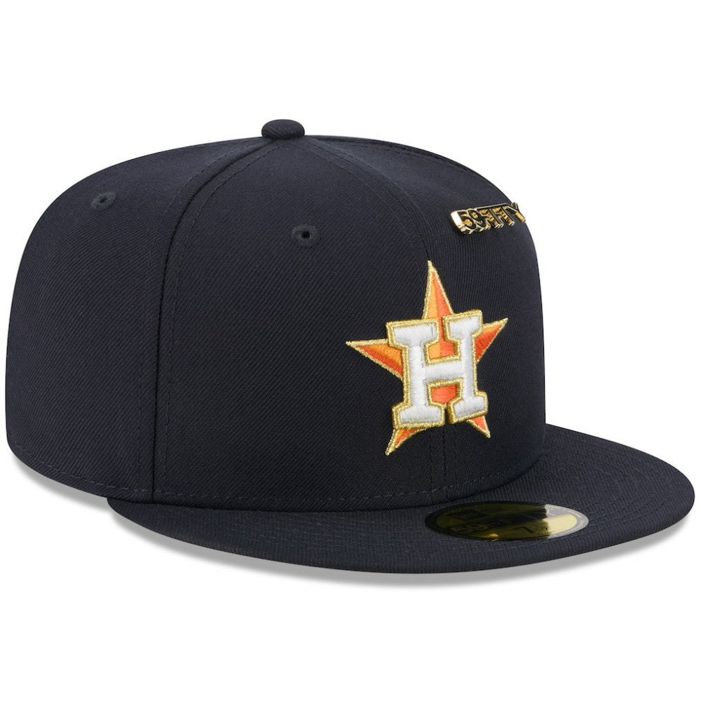 Houston Astros New Era 2025 59FIFTY Day 59FIFTY Fitted Hat with Pins - Navy - New Era Sale