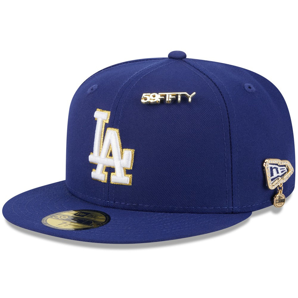 Los Angeles Dodgers New Era 2025 59FIFTY Day 59FIFTY Fitted Hat with Pins - Royal - New Era Online
